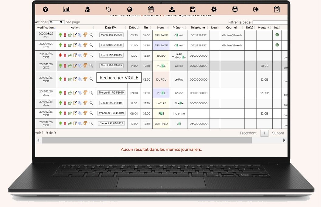 GDweb: Recherche